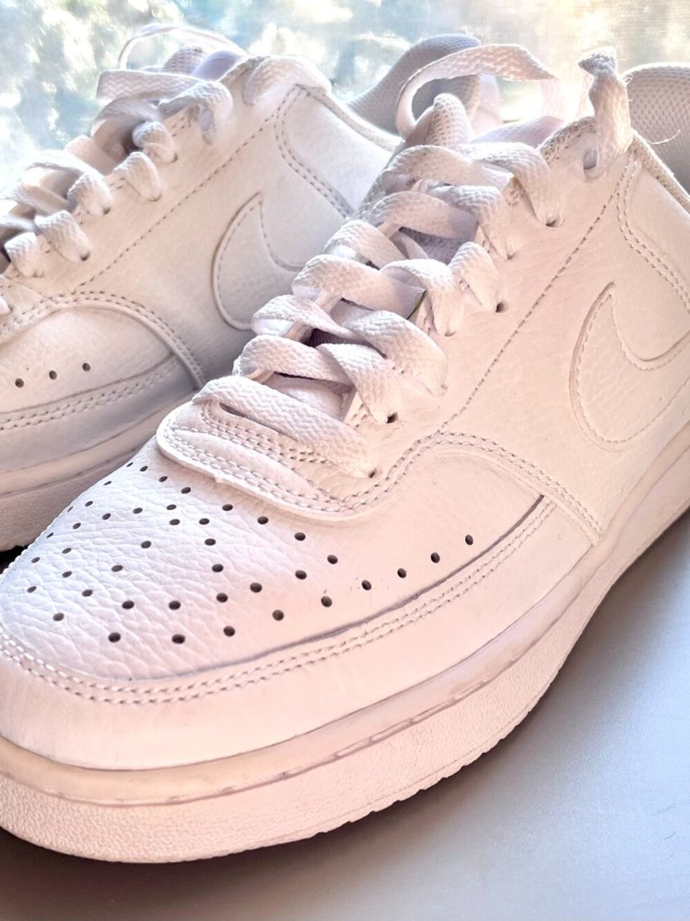 Nike Court Vision Low — Women's 7.5 — White — $39 OBO